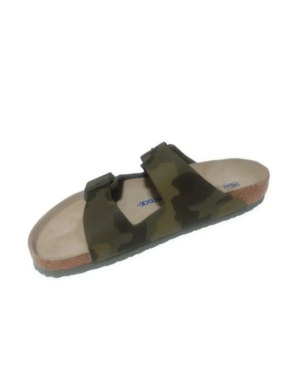 Birkenstock Mens Size 13 Arizona Birko-Flor Sandals Desert Soil Camouflage Green - Picture 4 of 9